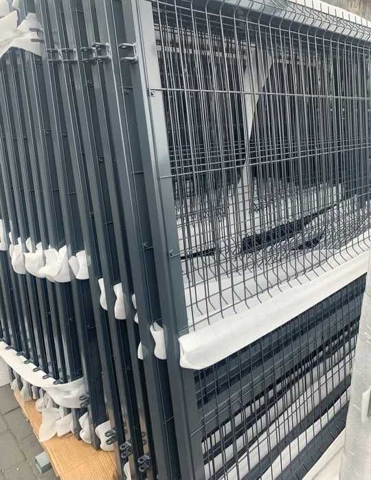 Ogrodzenie Panelowe  Najniższe cecy ZESTAWY panel 3D słupek obejmy KOM