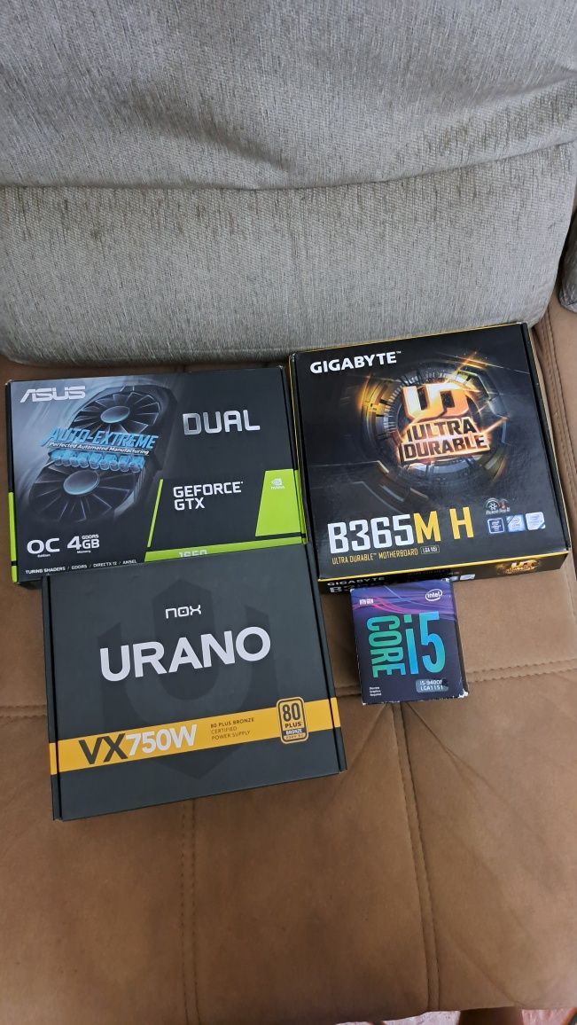 PC GAMING i5-9400f GTX 1650 16GB RAM 240GB SSD