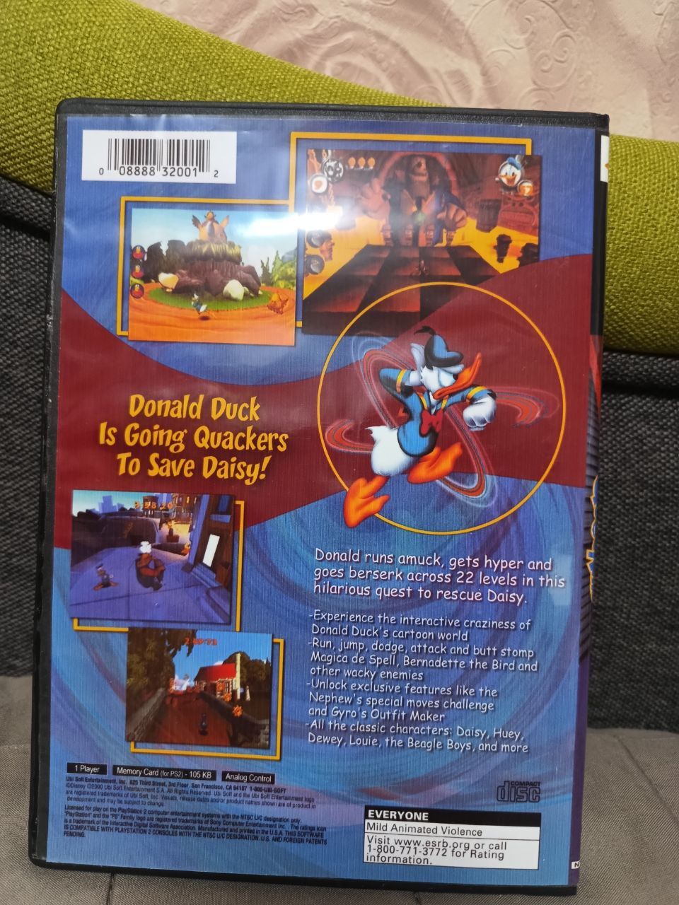 Продам диск PS2 Donald Duck
