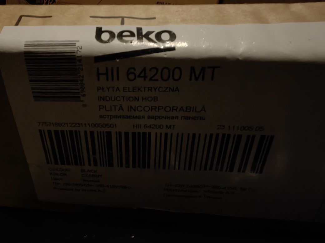 Płyta indukcyjna Beko HII 64200 MT