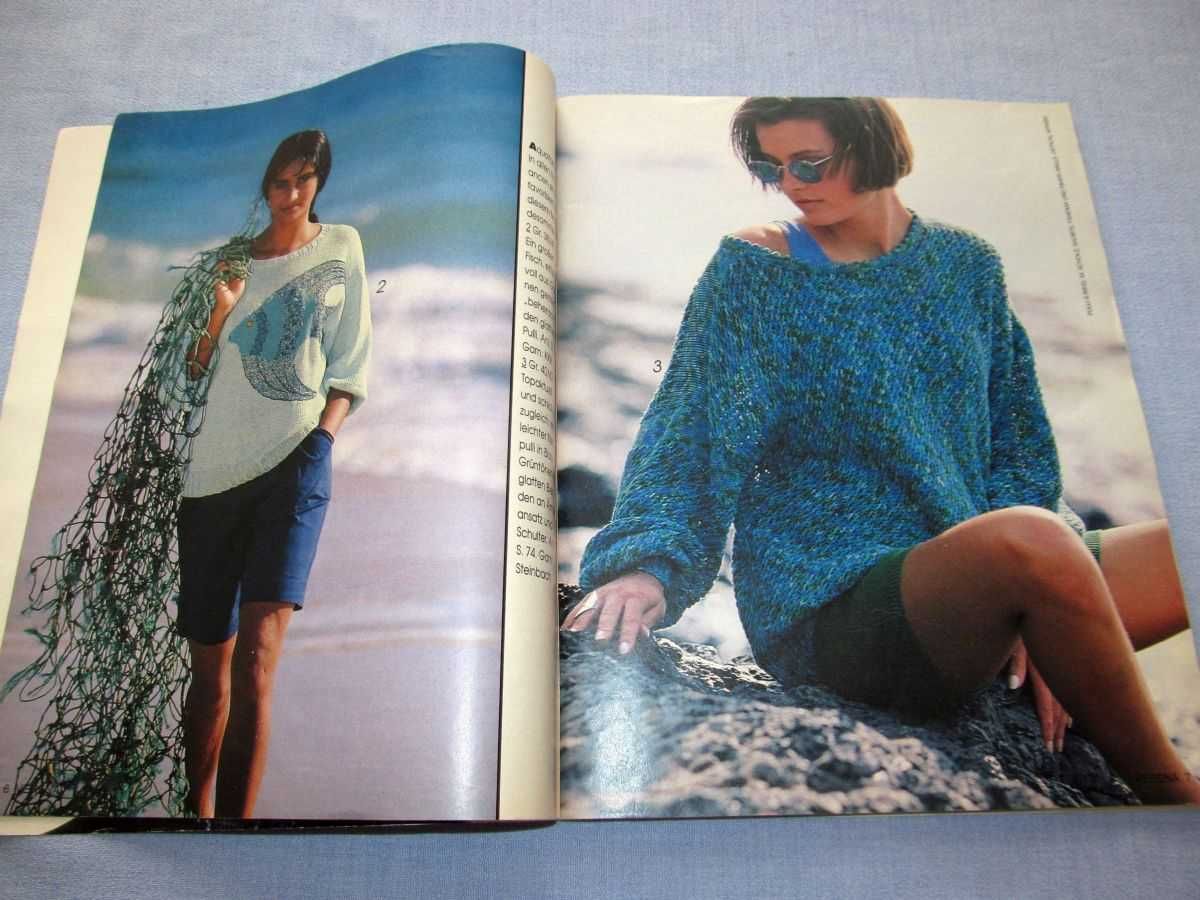 Verena (Burda) 1991 x 6 Magazyn mody dziewiarskiej Swetry