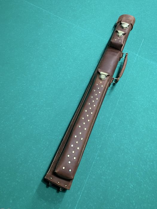 Шкіряний чохол для більярдного кия ручної роботи