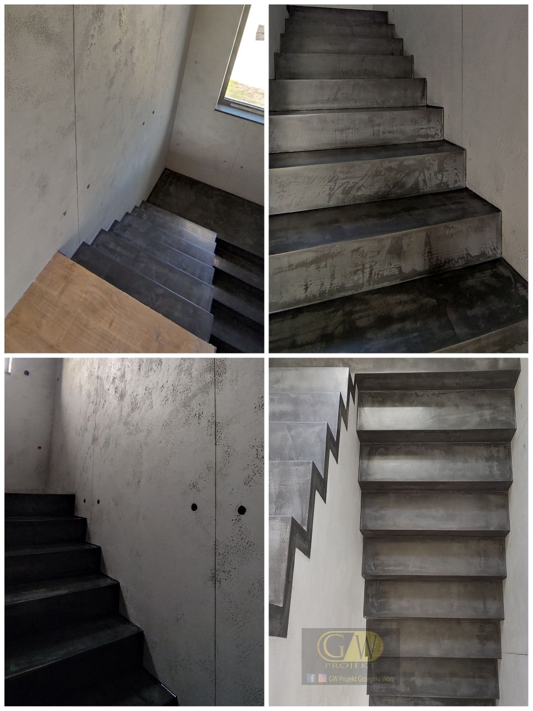 Mikrocement Beton Stiuk schody posadzki ściany mikrobeton tynk dekor