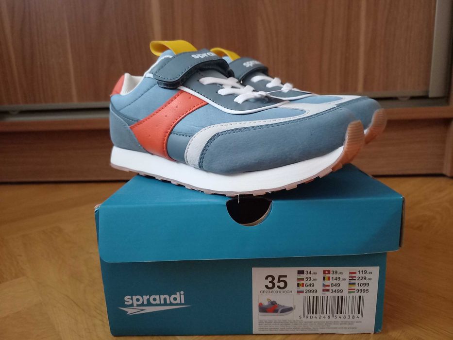 Buty sportowe sneakersy Sprandi chłopięce rozmiar 35 nowe
