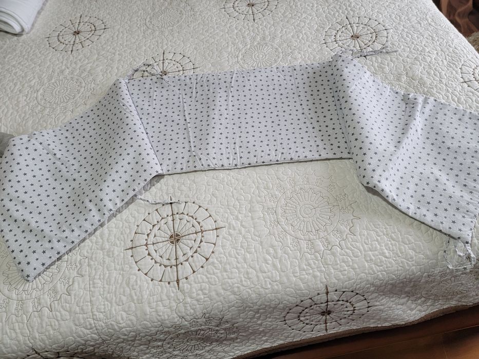 Edredão + Resguardo Estrelas cinzento