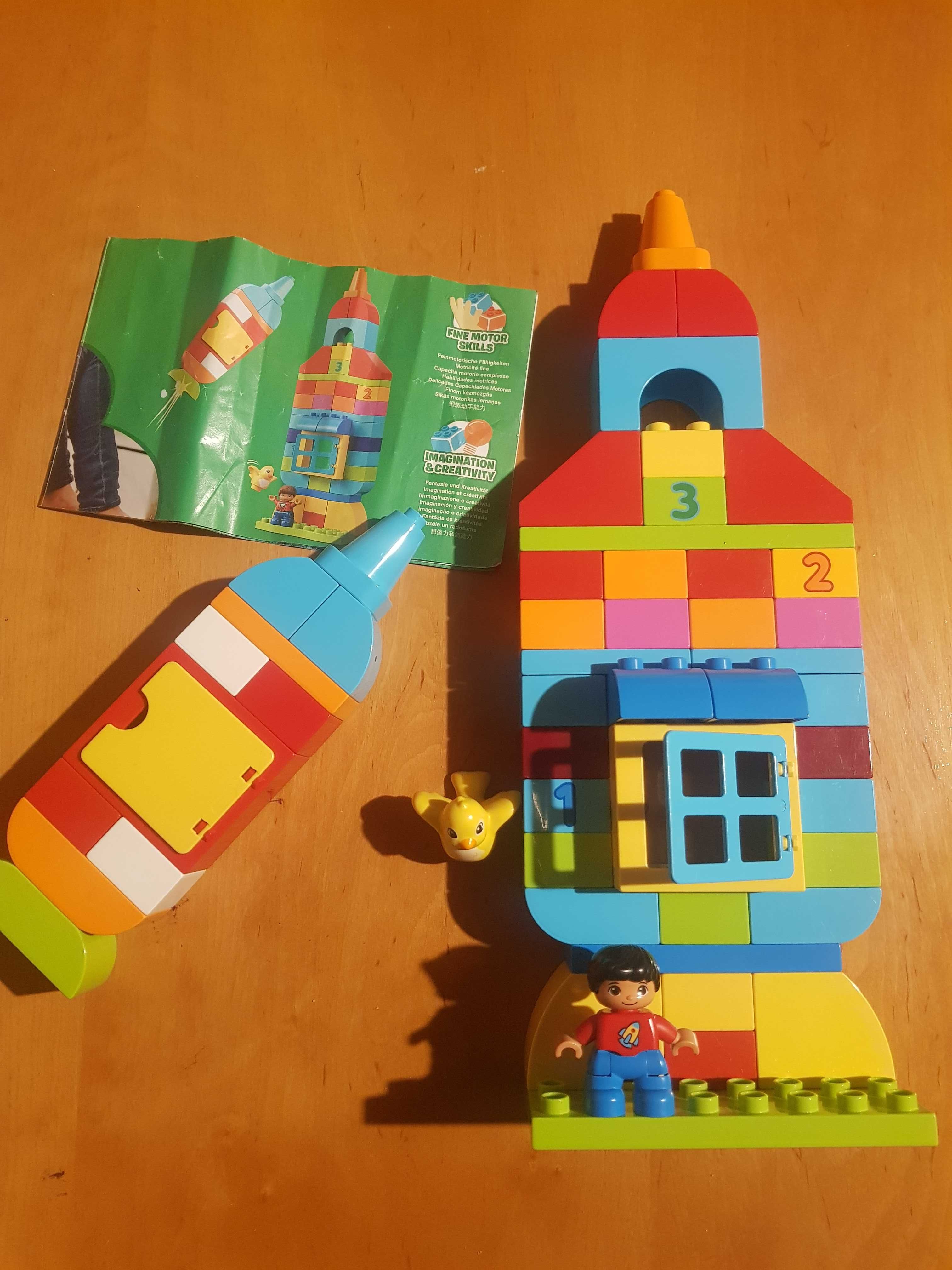 lego duplo: większość z zestawu 10887 Kreatywna Zabawa; 120 elementow
