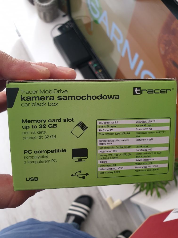 Wideorejestrator samochody Tracer Nowy!!