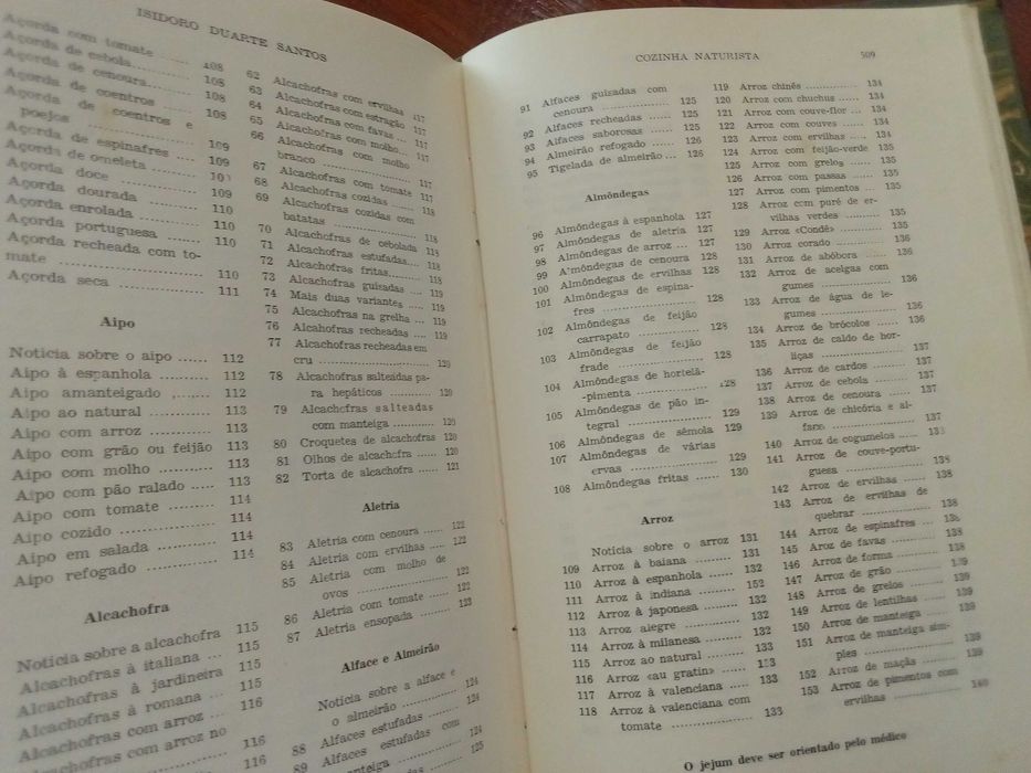 Isidoro Duarte Santos - Cozinha Naturista