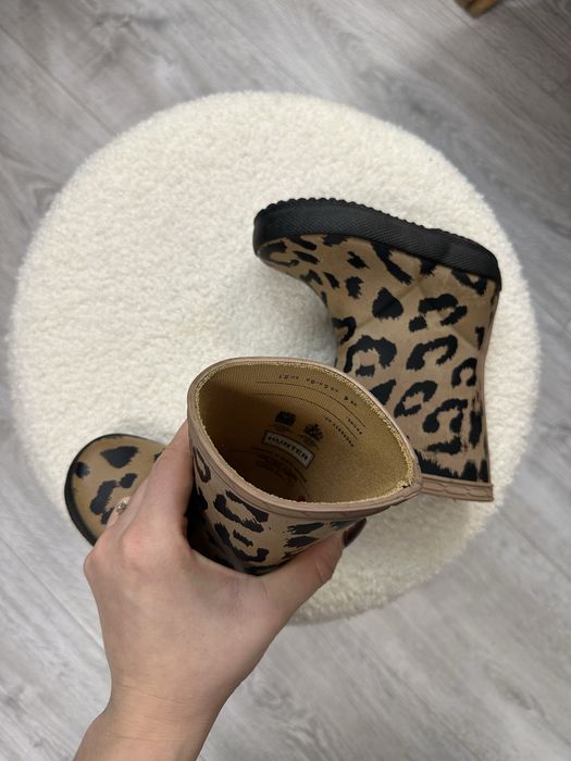 Сапоги ( гумаки ) дитячі леопардові Hunter