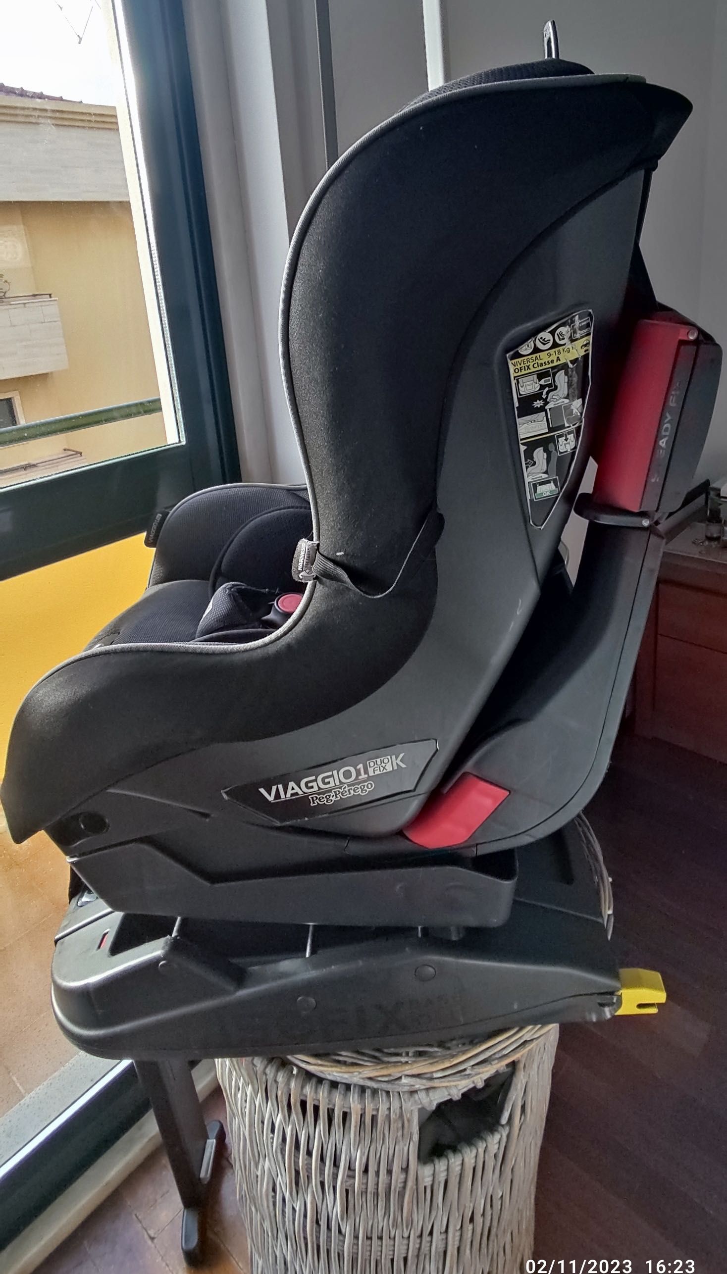 Cadeira Criança Auto PEG PEREGO Viaggio1 Duo-Fix + Base Isofix.