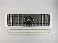 Решетка радиатора mercedes G W463 90-18г.GT стиль (White Chrome)