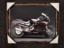 Kawasaki Ninja 1000R: quadro decorativo vintage 26x21 cm