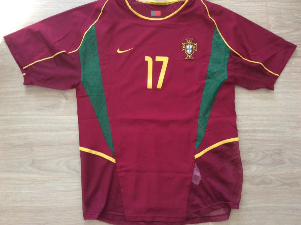 Camisola de Futebol usada de Portugal 2002