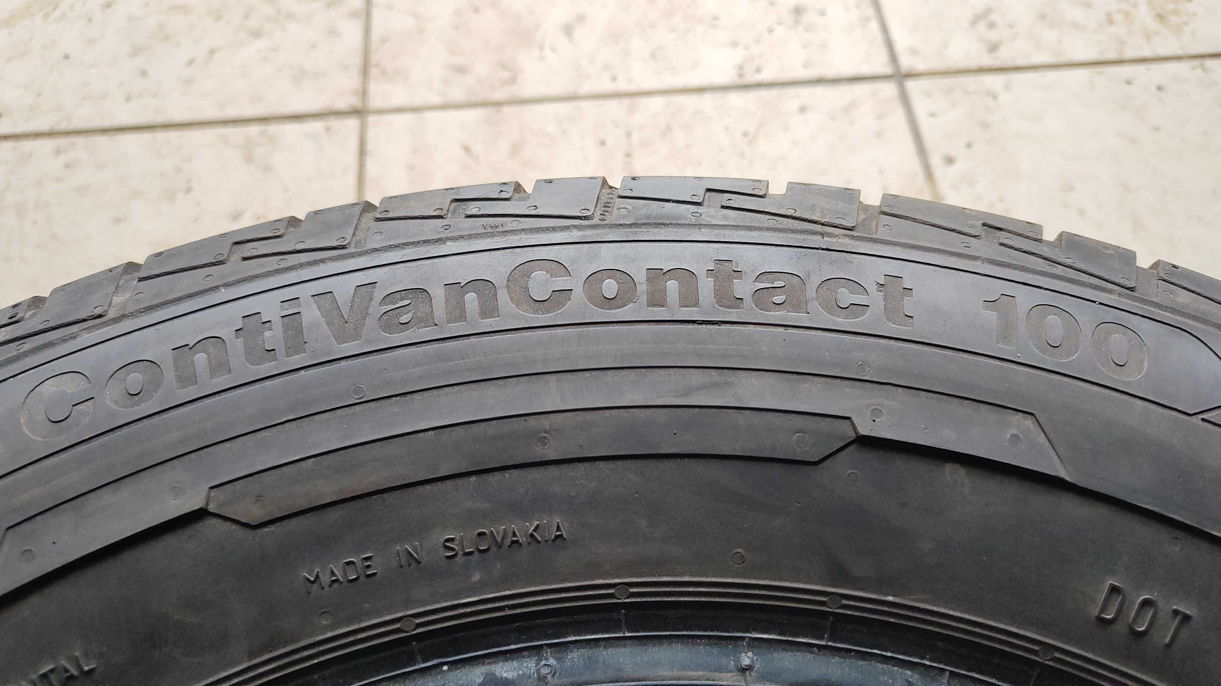 2x 215/65R16C Continental ContiVanContact 100 Lato Używane FV Siedlce