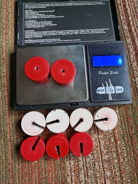 Вагірці на 50 грам - 7 шт.