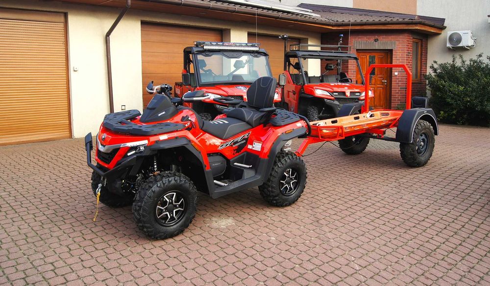 QUAD CFmoto Kymco QJmotor dla Straży Pożarnej Ratowniczy PSP OSP WOPR