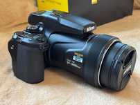 Aparat kompaktowy Nikon Coolpix P1000 jak nowy, fabryczny zestaw