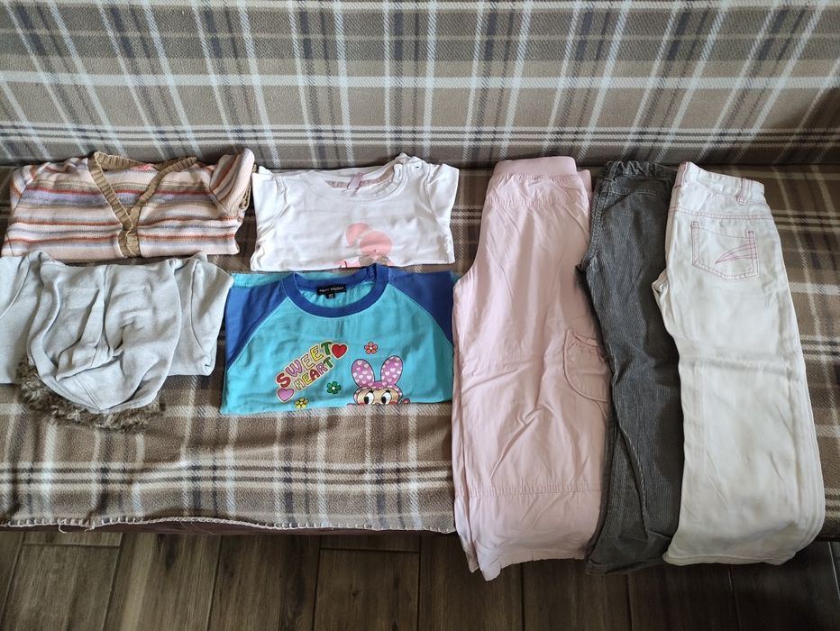 Mega paka ubrań dla dziewczynki rozmiar 4/5 lat wiosna-lato