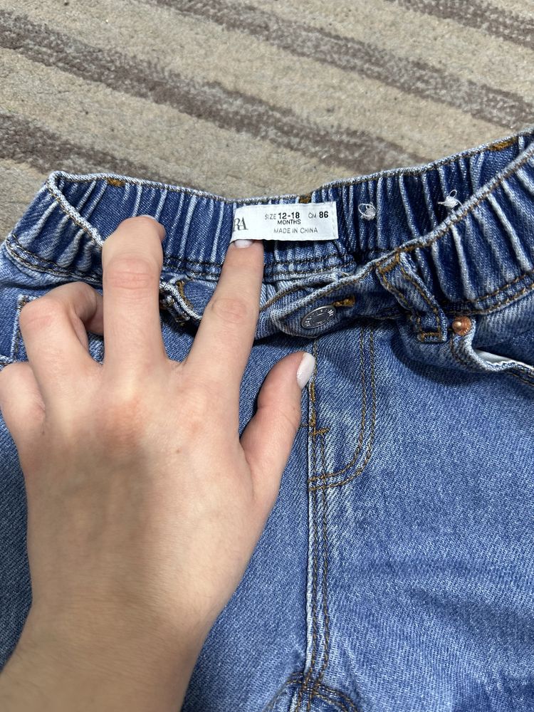Дитячі джинси зара, розмір 86