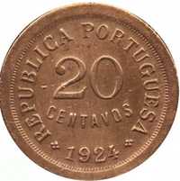 moeda de 20 centavos de 1924