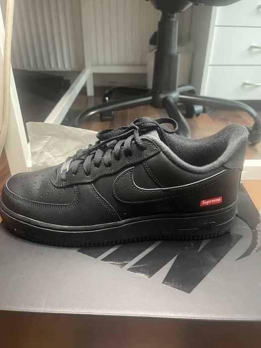 Buty Trampk Nike Air Force 1 Low Supreme Black R.42.5