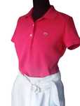 Bluzka polo Lacoste S/M różowa