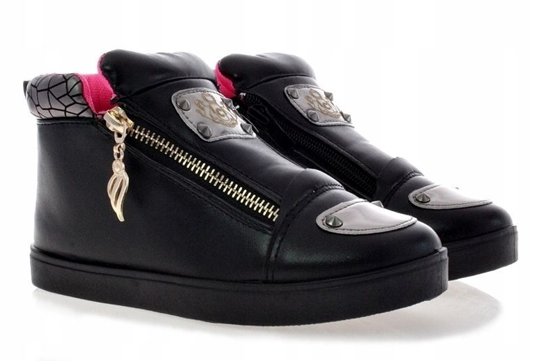 Botki Buty Spotowe Dziecięce Czarne 5071 Rozmiar: 31