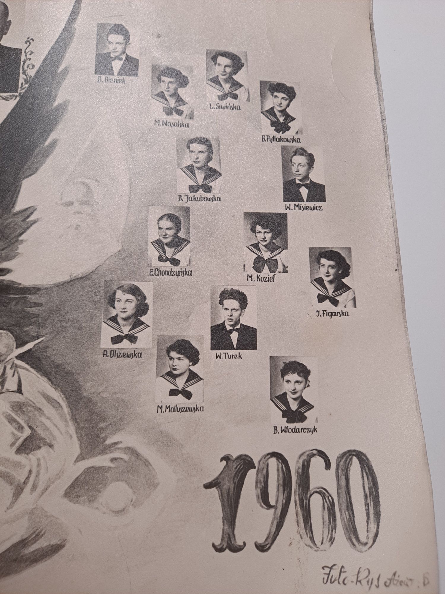 Stare zdjęcie liceum 1956