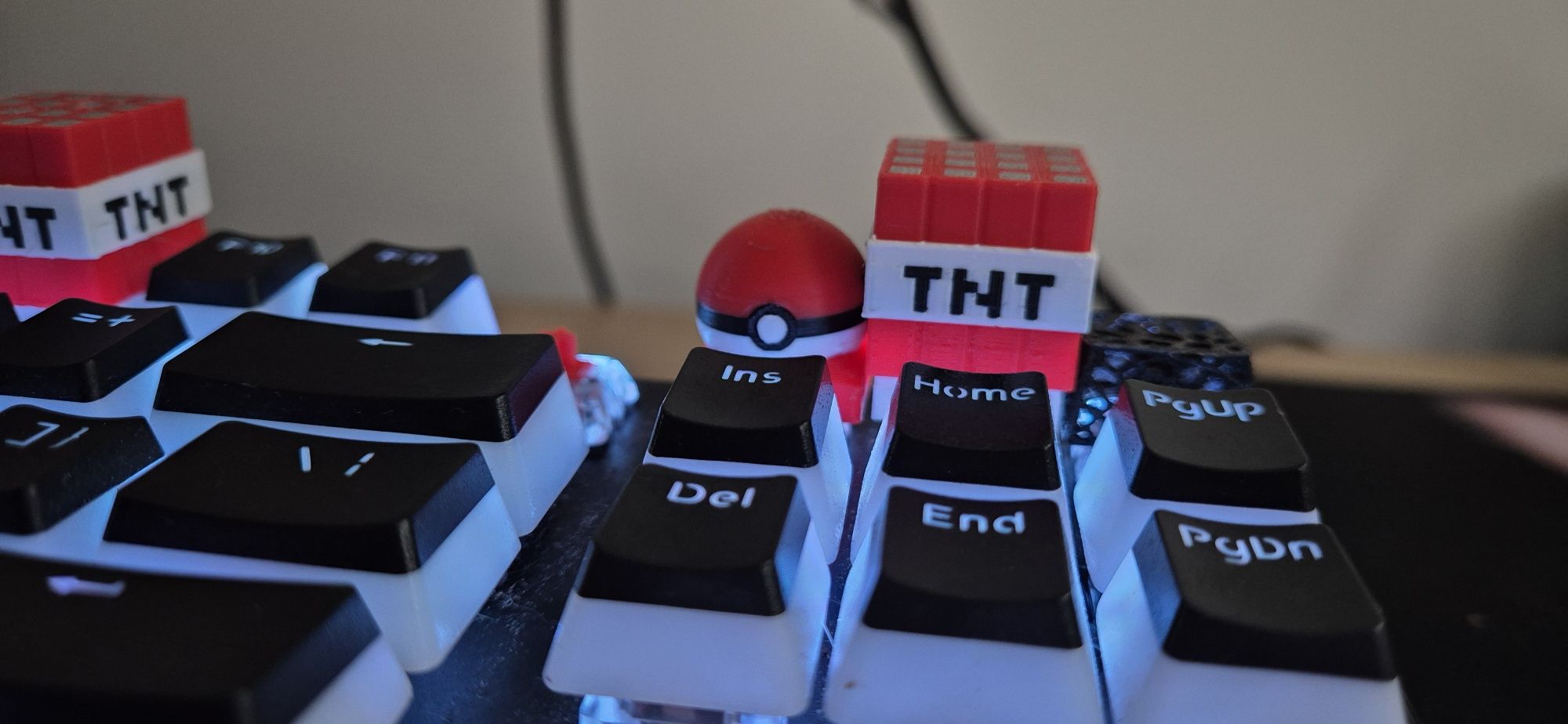 1x przycisk do klawiatury minecraft tnt duży  klawiatura custom keycap