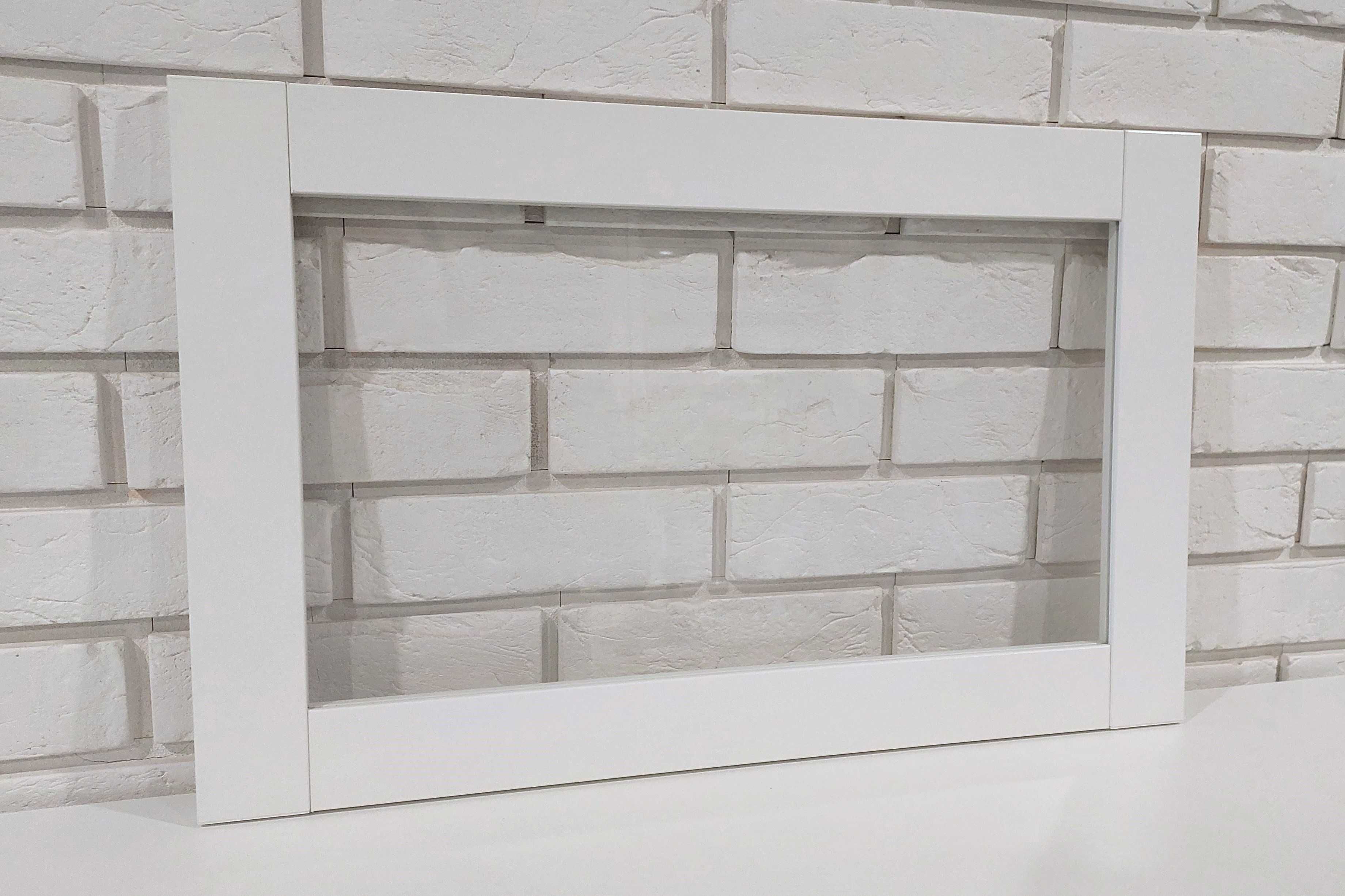 Drzwi, front szklany Sindvik - do szafek Besta, IKEA, biały, 60x38 cm