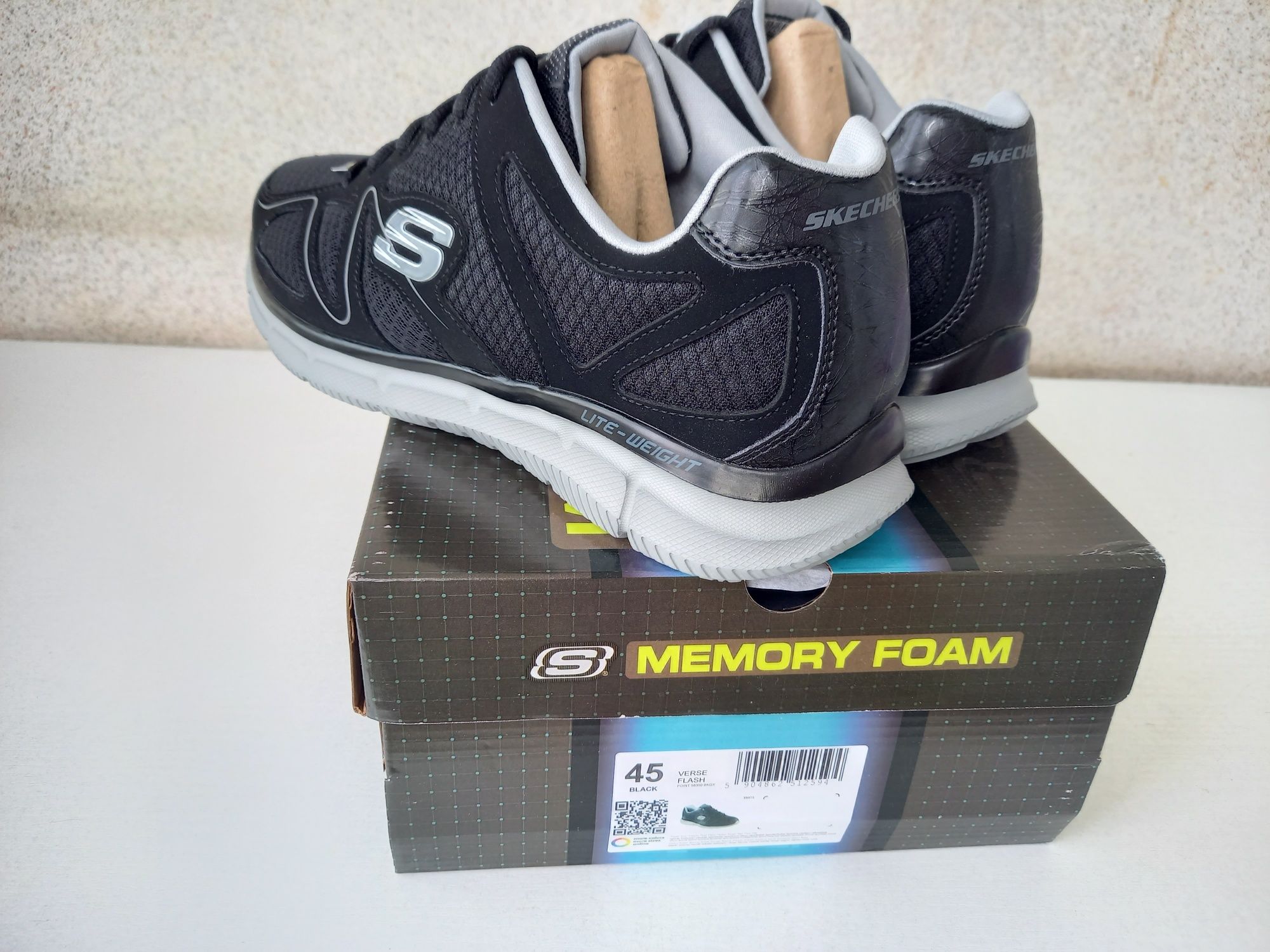 100%ОРИГИНАЛ! Кожа! Кросівки Skechers Verse - Flash Point р. 45. New!