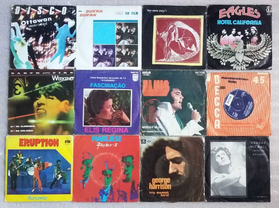 Varios discos Singles 45RTM artistas estrangeiros