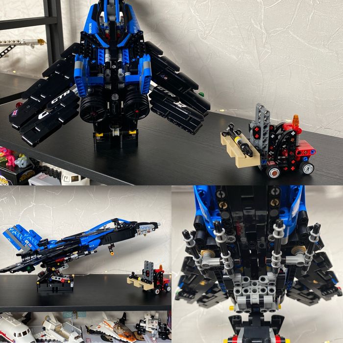 Lego Technic модель винищувача F-14 Tomcat, лего літак, оригінал,