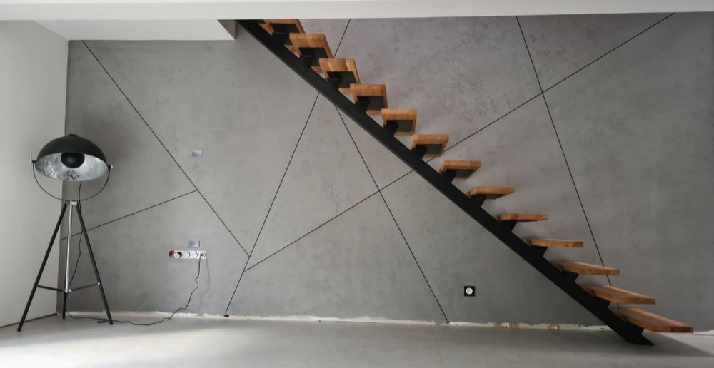 Schody, loft, stalowe, metalowe, do domu