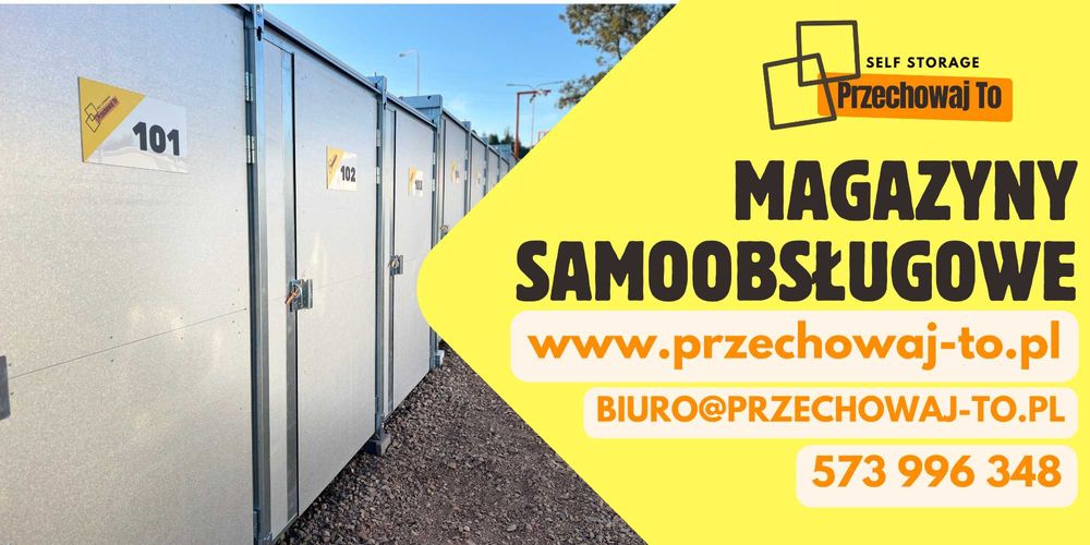 Magazyny samoobsługowe  Self Storage Kielce  Schowki  Garaż  Wynajem