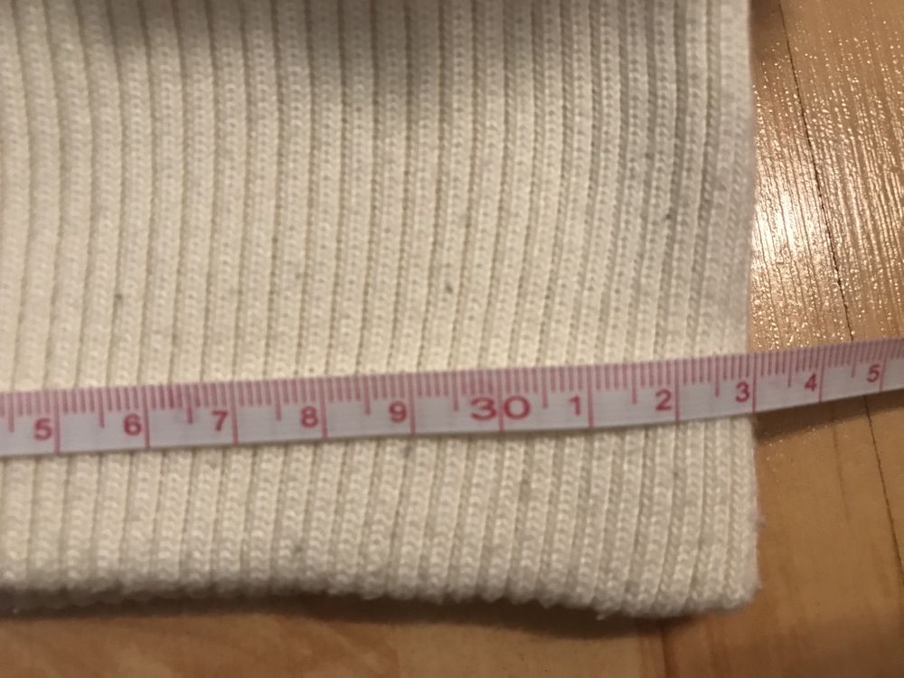 Kamizelka futro (100% akryl) z kapturem H&M, kremowa, rozm XS/S