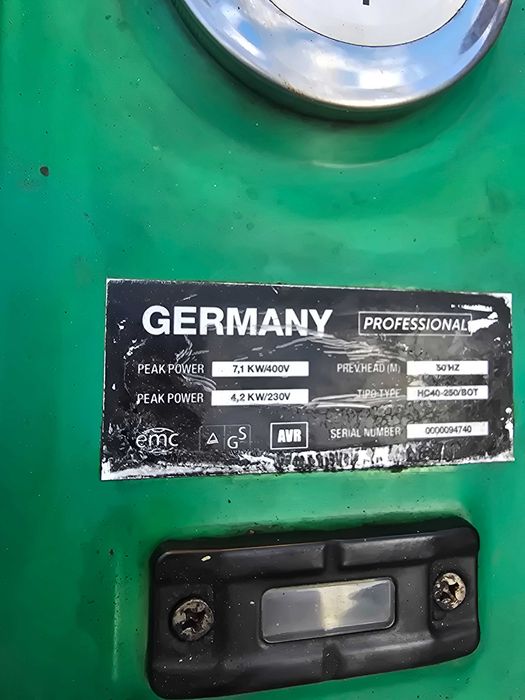 Agregat prądotwórczy GARBSEN GR9400 GERMANY