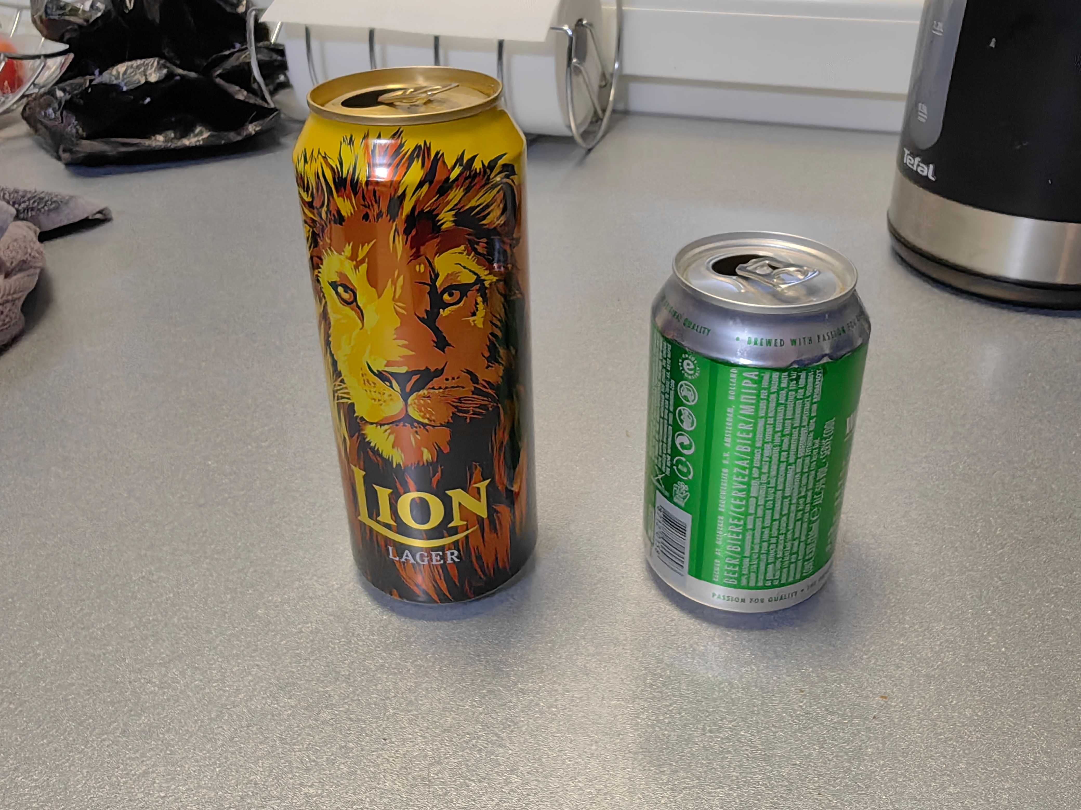 Kolekcjonerska puszka po piwie LION  - Sri Lanka
