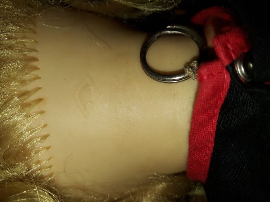 Lalka sygnowana Schildkrot z lat 80 tych-(lalka mówi)