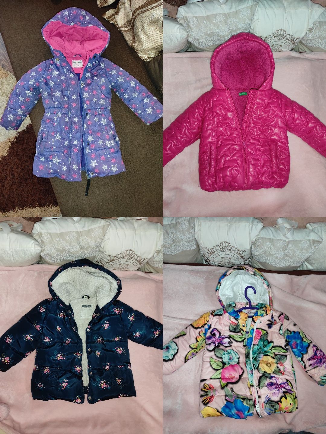Зимова куртка на дівчинку 2-3 роки