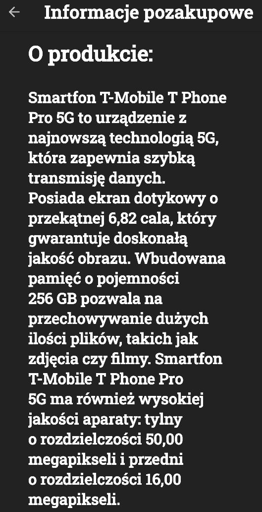 Smarfon T- phone Pro 2023