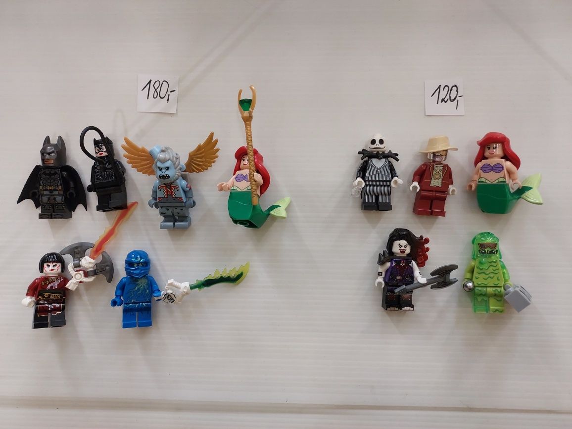 Lego figurki różne.