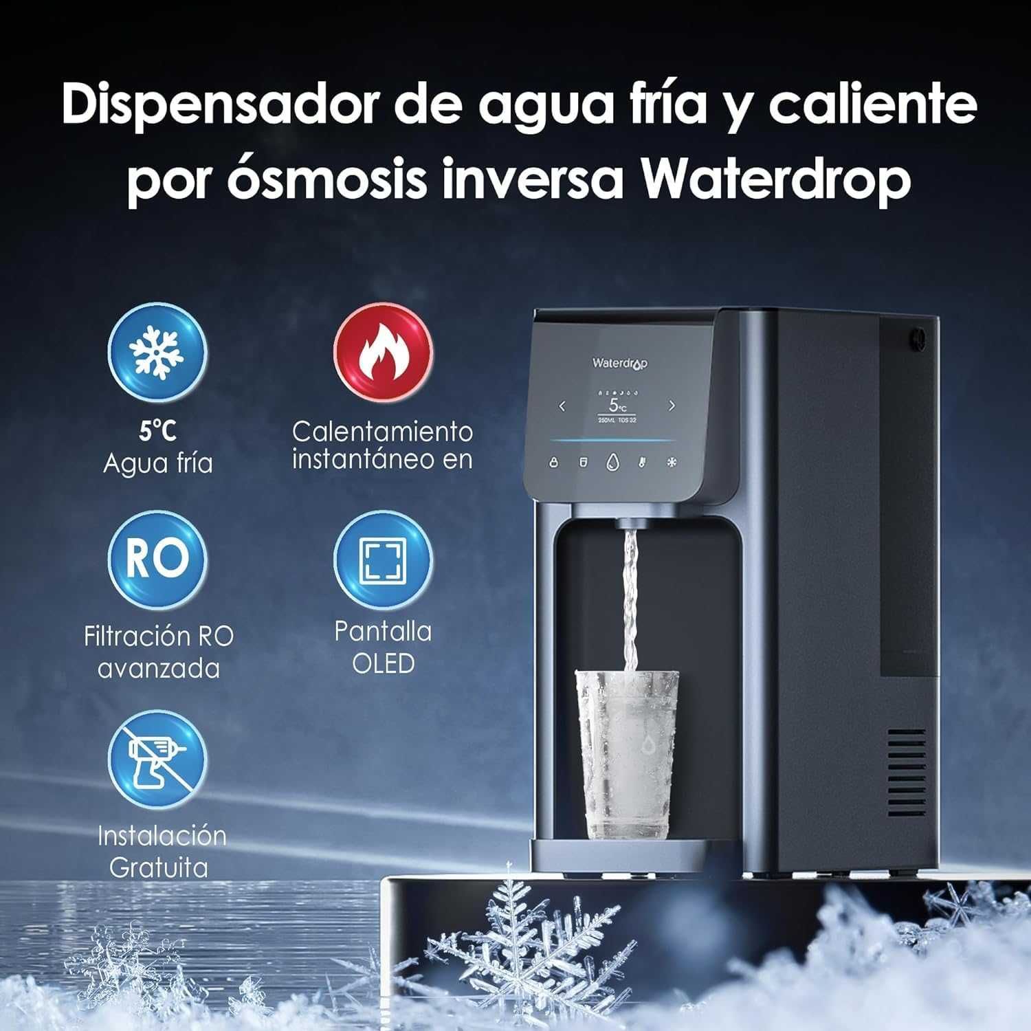 Waterdrop WD-A1  - Purificador de Água NOVO - Água Fria e Quente