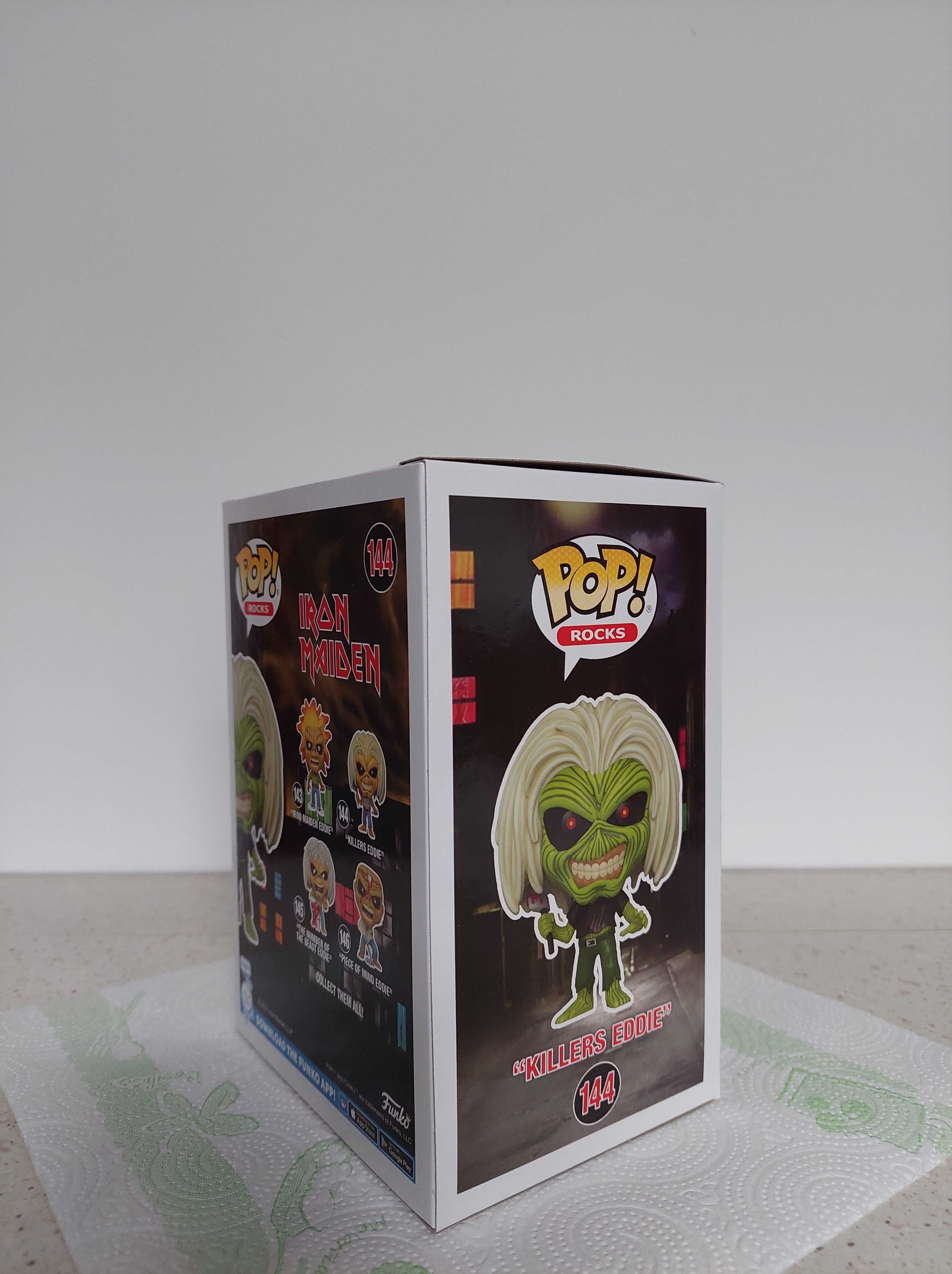 Funko POP Rocks #144 Killers Eddie GiTD