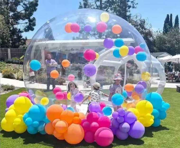 Bubble House dmuchany domek namiot dmuchaniec ogrodowy