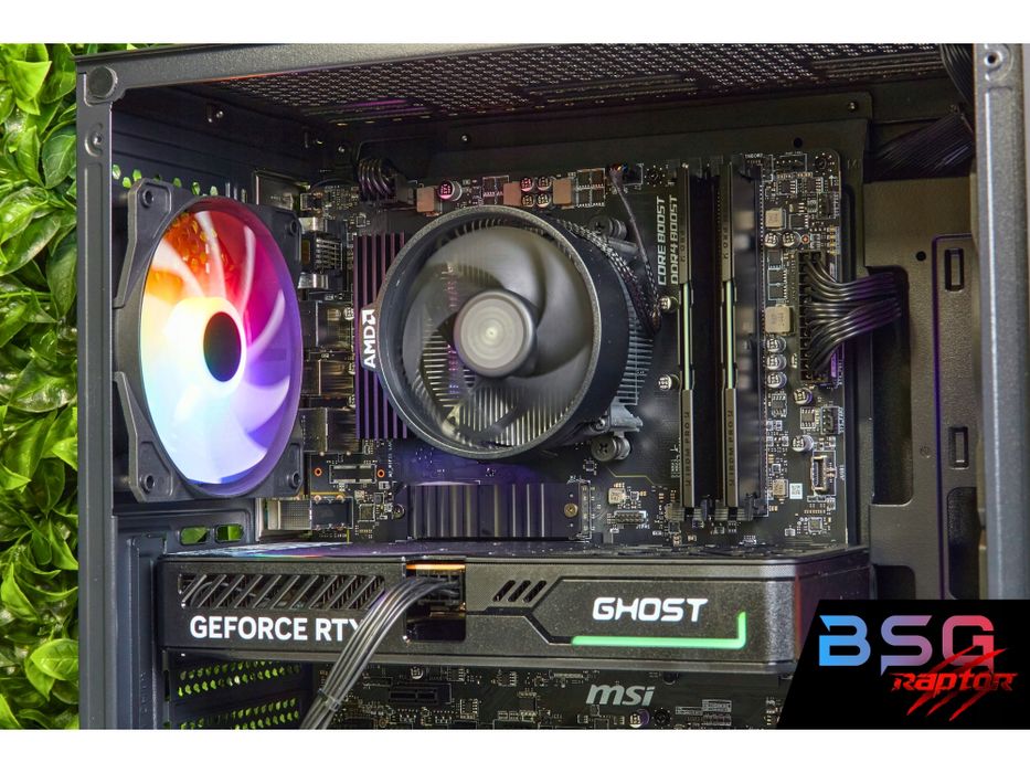 komputer gamingowy bsg raptorv24 ryzen5 32gb ddr4 1tbssd rtx5060 win11