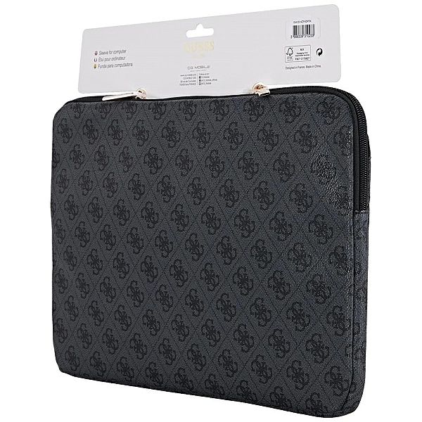 Torba Guess Sleeve 4G Zipper Pocket Triangle Logo na laptopa 14" - cza