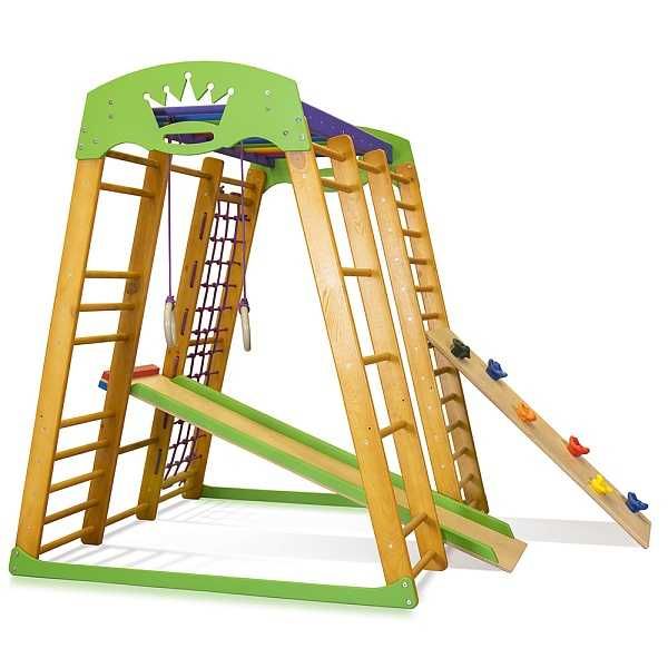 Дитячий спортивний комплекс Карапуз міні 1 для дому з гіркою