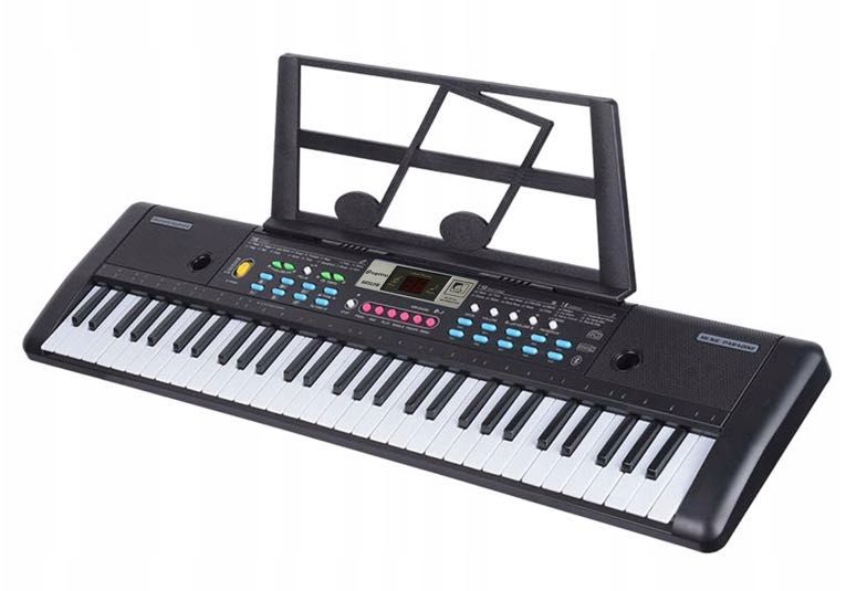 Keyboard nowy idealny do nauki na prezent 61 klawiszy zestaw