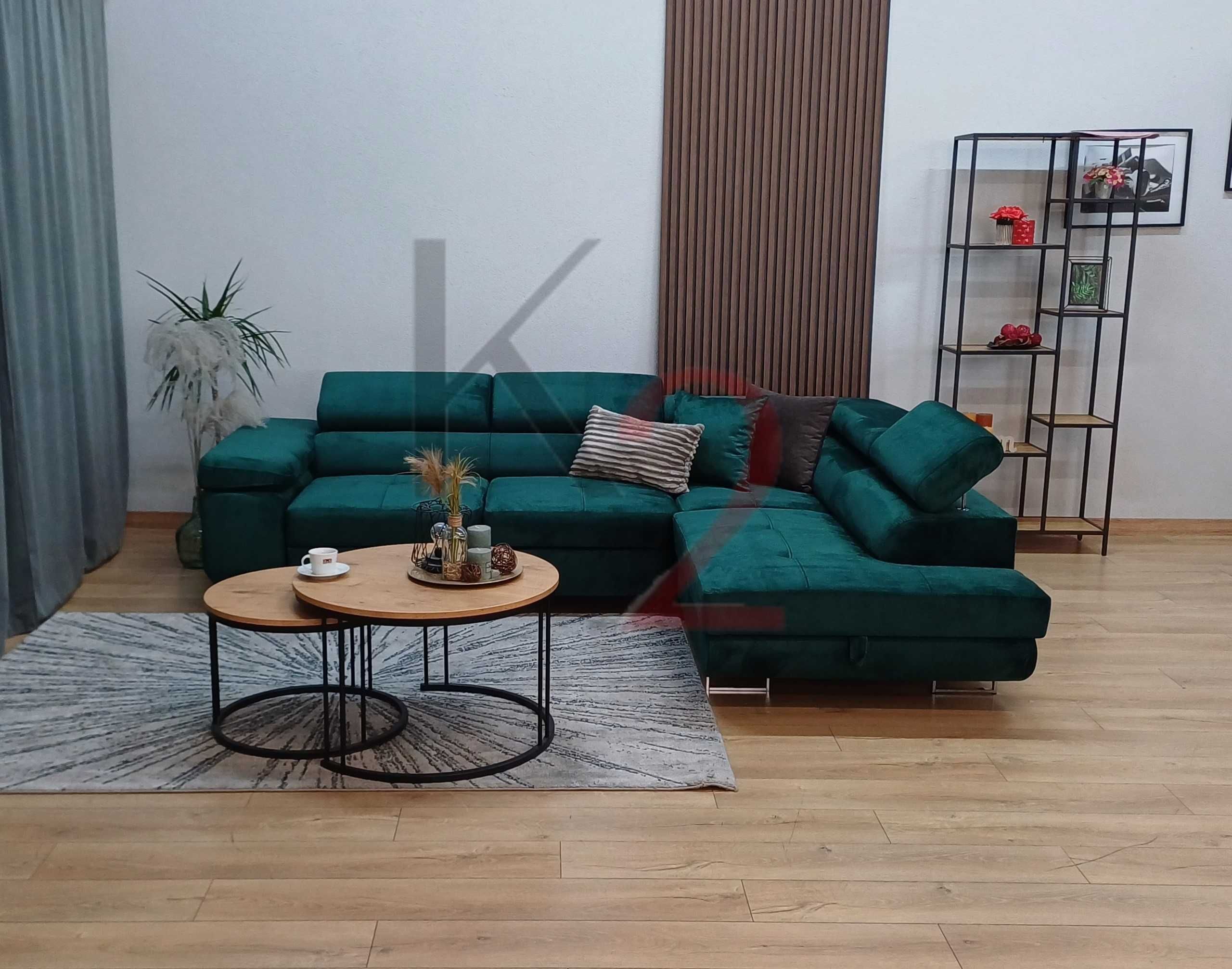 Narożnik Arteon rogówka kanapa POD WYMIAR łóżko sofa USB  +GRATIS